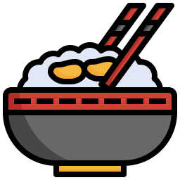 Rice bowl icon