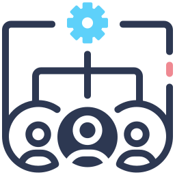 structure d'organisation Icône