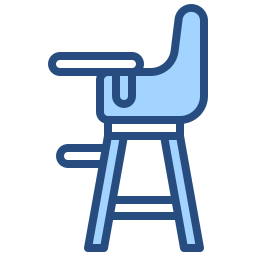 Baby chair icon