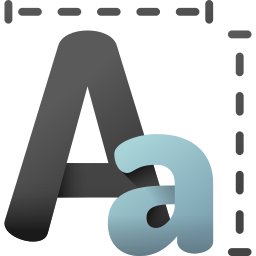 dimensione del font icona