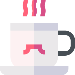 Hot coffee icon