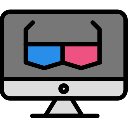 3d glasses icon