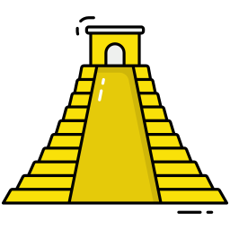 maya piramide icoon