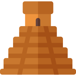 Mayan pyramid icon