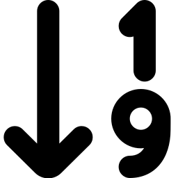 sort-numeric-down Ícone