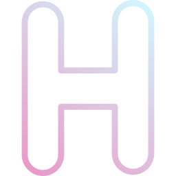 Letter h icon