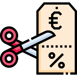 redução de preço Ícone