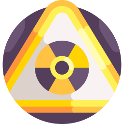 radioactif Icône