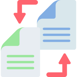 Data transformation icon