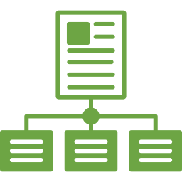 Data modelling icon