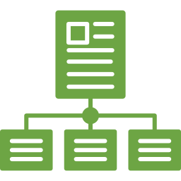 Data modelling icon