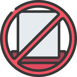 Forbidden sign icon