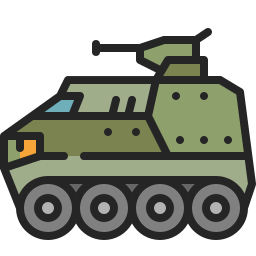 gepanzerter lieferwagen icon