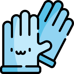 Rubber gloves icon