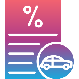 prêt auto Icône