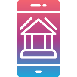 acesso a operações bancárias via internet Ícone