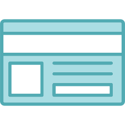 Business card icon