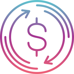 taux de change Icône