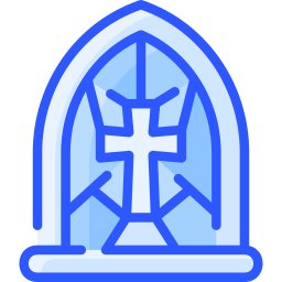 buntglasfenster icon