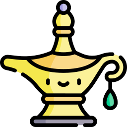 Magic lamp icon