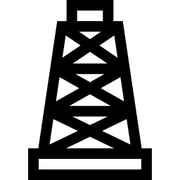 plate-forme pétrolière Icône