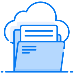 Cloud folder icon