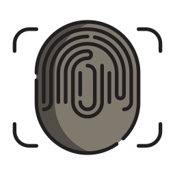 Biometric recognition icon