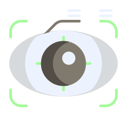 Eye recognition icon