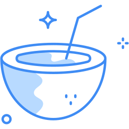 Coconut drink icon