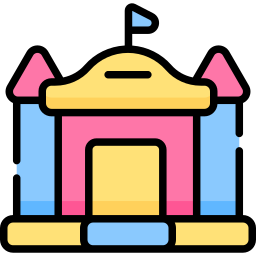 Inflatable castle icon