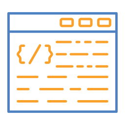 Web coding icon