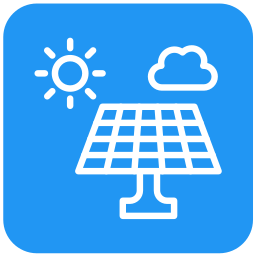 Solar panel icon