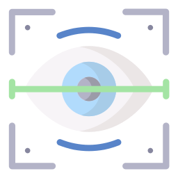 scanner oculaire Icône