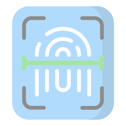 Finger scanner icon