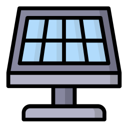 Solar panel icon