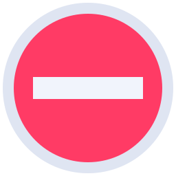 No entry icon