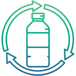 Recycling bottle icon