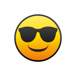 Cool glasses icon