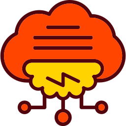 Computing cloud icon