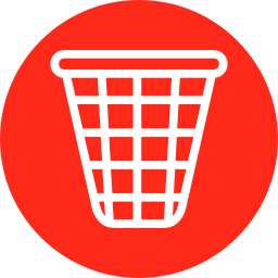 Trash can icon