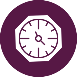 Wall clock icon