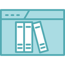 Online library icon