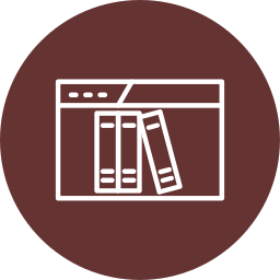 Online library icon