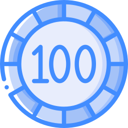 Poker chip icon