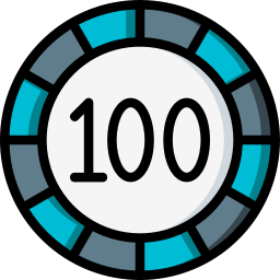 Poker chip icon