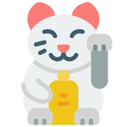 Lucky cat icon