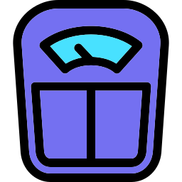 Weight scale icon