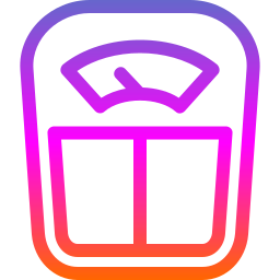 Weight scale icon