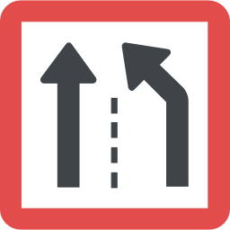 Traffic sign icon