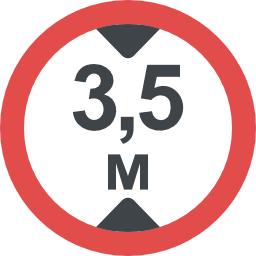 Traffic sign icon